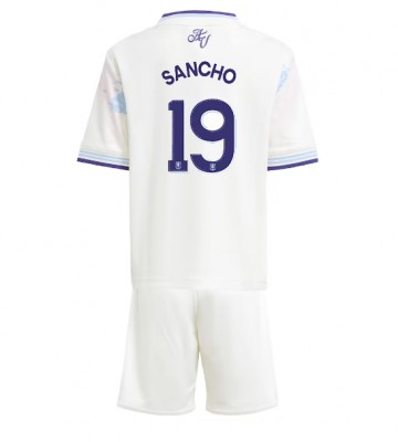 Aston Villa Jadon Sancho #19 Replika Babytøj Tredje sæt Børn 2025-26 Kortærmet (+ Korte bukser)